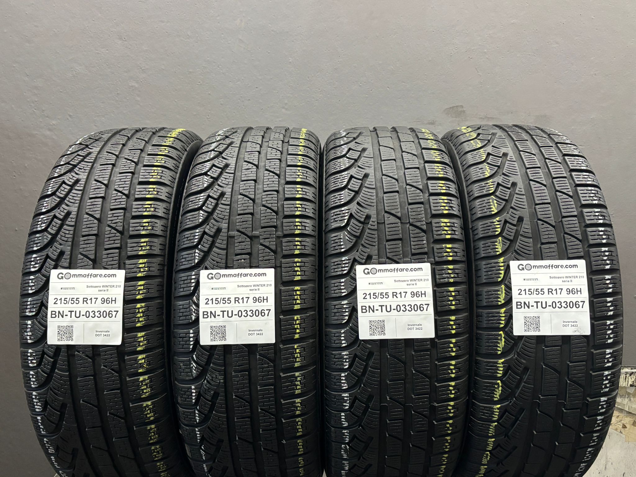 Pirelli Sottozero WINTER 210 serie II 215/55 R17